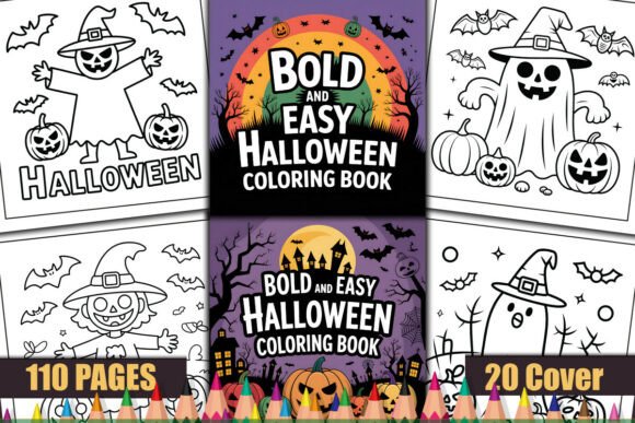 110 Halloween Coloring Pages: A Creative Resource for Entrepreneurs and Content Creators