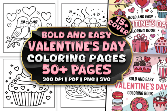 Bold Easy Valentine’s Day Coloring Pages: A Creative Way to Celebrate Love