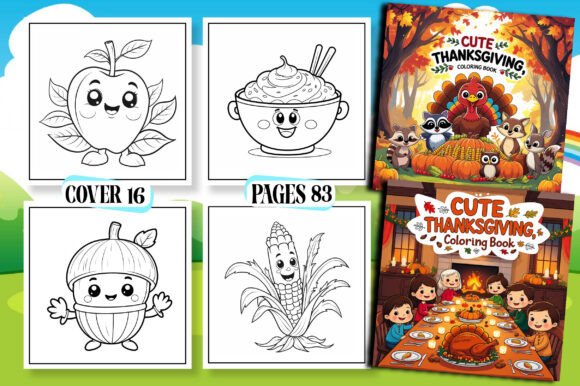 Cute Thanksgiving Coloring Page