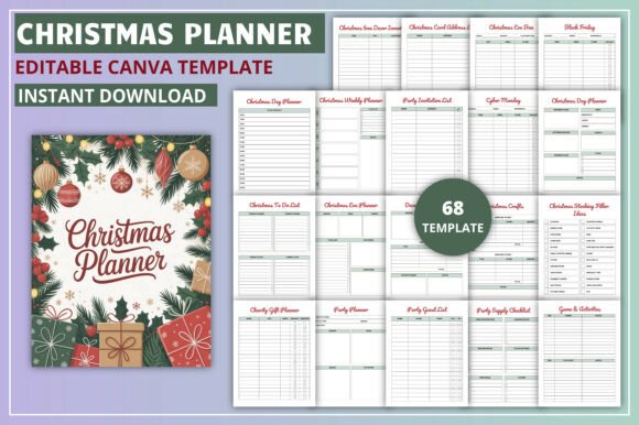 Editable Christmas Planner: A Modern Solution for Organizing the Festive Season